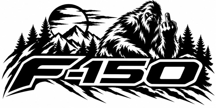 F-150 Bigfoot Attitude Vinyl Decal