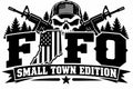 FAFO — Small Town Edition artwork shown in black