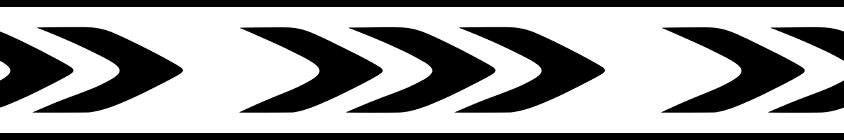 Arrowhead Rhythm: 12-inch strip with half patterns at both ends