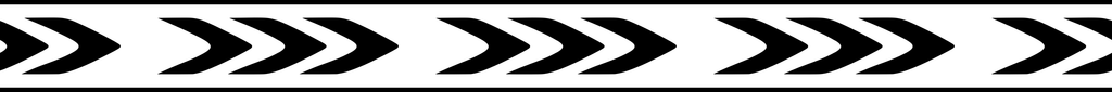Arrowhead Rhythm: 24-inch strip with half patterns at both ends
