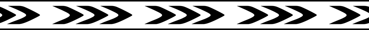 Arrowhead Rhythm: 24-inch strip with half patterns at both ends