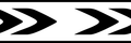 Arrowhead Rhythm: 6-inch strip with half patterns at both ends