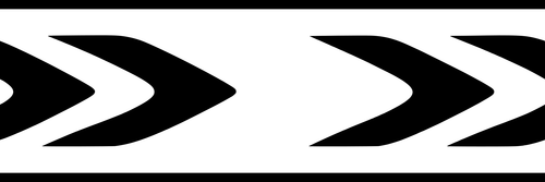 Arrowhead Rhythm: 6-inch strip with half patterns at both ends