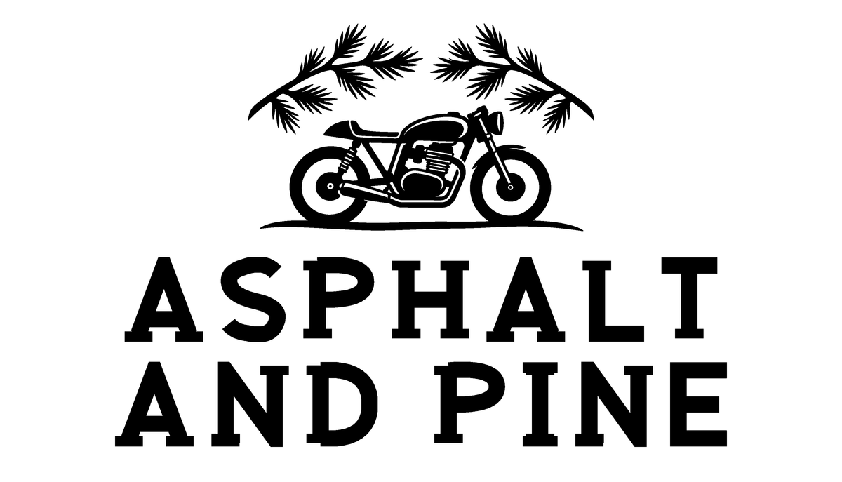 Asphalt and Pine original single-color production artwork using Bullard Roadhouse lettering
