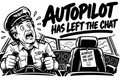 Autopilot Has Left The Chat pilot decal