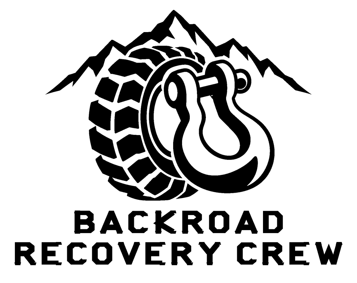 Backroad Recovery Crew original artwork using Bullard Warforge lettering