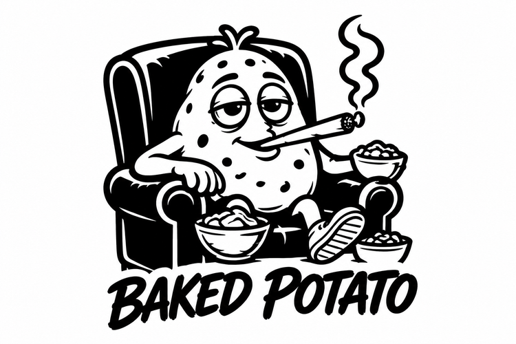 Baked Potato Vinyl Decal