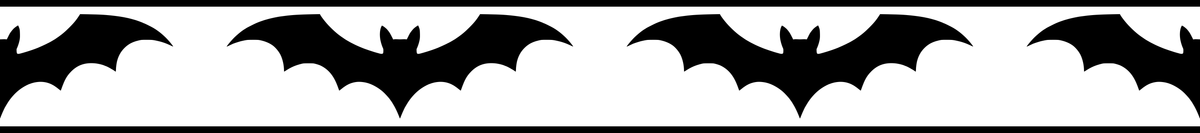 Batwing Sweep: 18-inch strip with half patterns at both ends