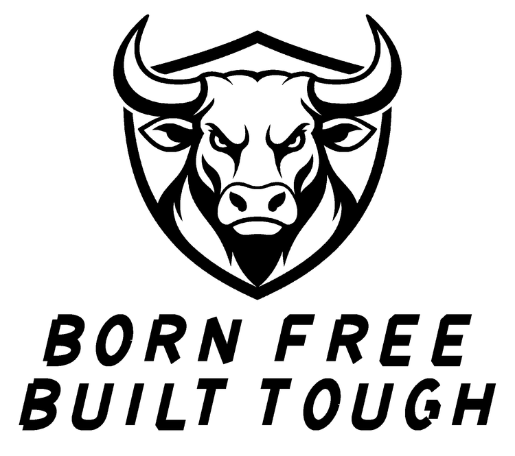 Born Free Built Tough Vinyl Decal