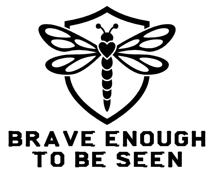 Brave Enough to Be Seen Vinyl Decal