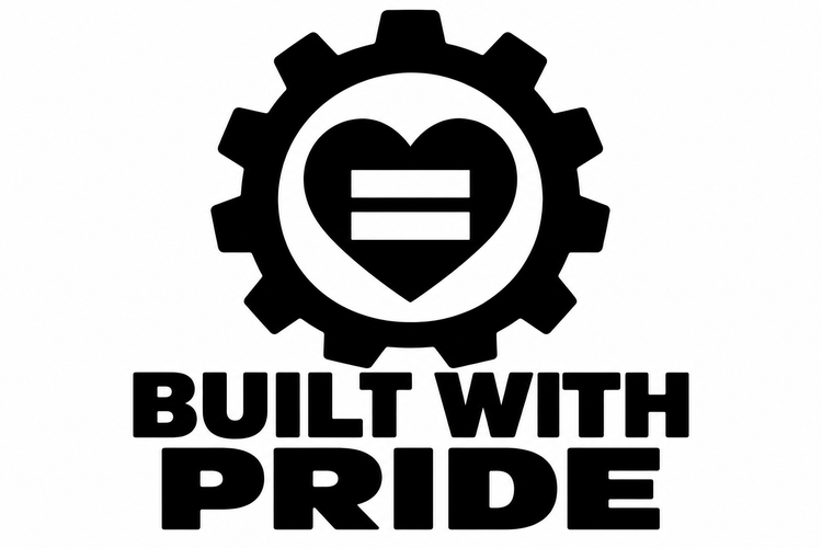 Built with Pride Pride Vinyl Decal