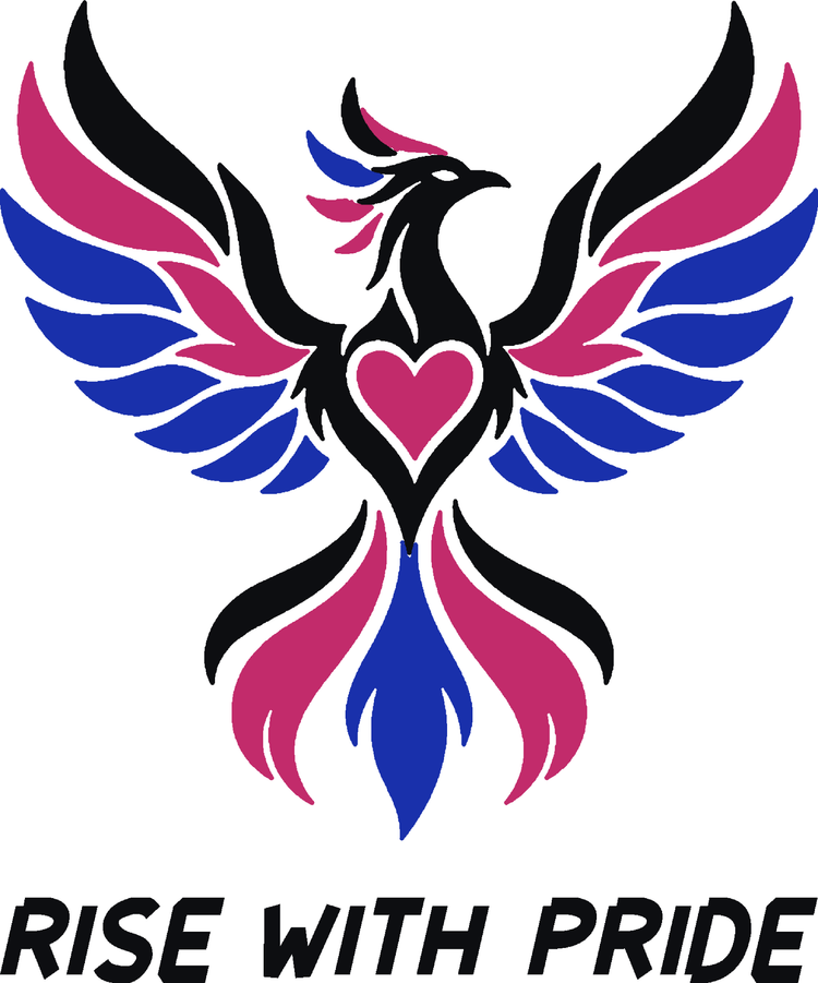 Pride Phoenix Three-Color Vinyl Decal