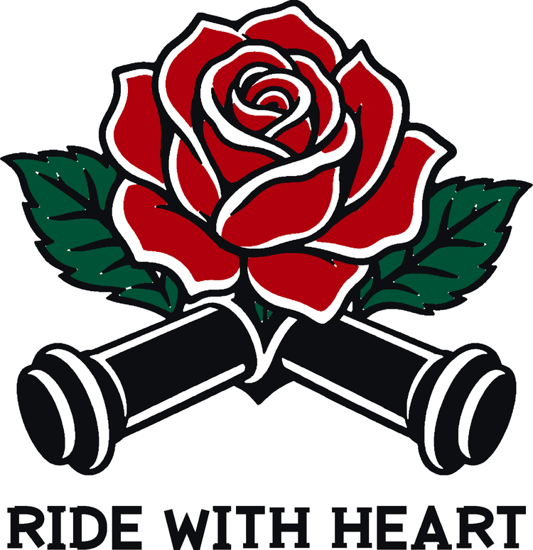 Throttle Rose Three-Color Vinyl Decal