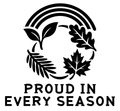 Proud in Every Season — exact original black-on-white production artwork for tracing; Bullard Roadhouse lettering