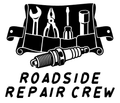 Roadside Repair Crew — exact original black-on-white production artwork for tracing; Bullard Torque lettering