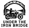 Under the Iron Bridge — exact original black-on-white production artwork for tracing; Bullard Roadhouse lettering