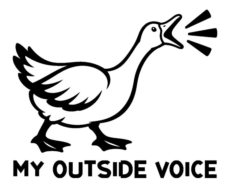 My Outside Voice Vinyl Decal