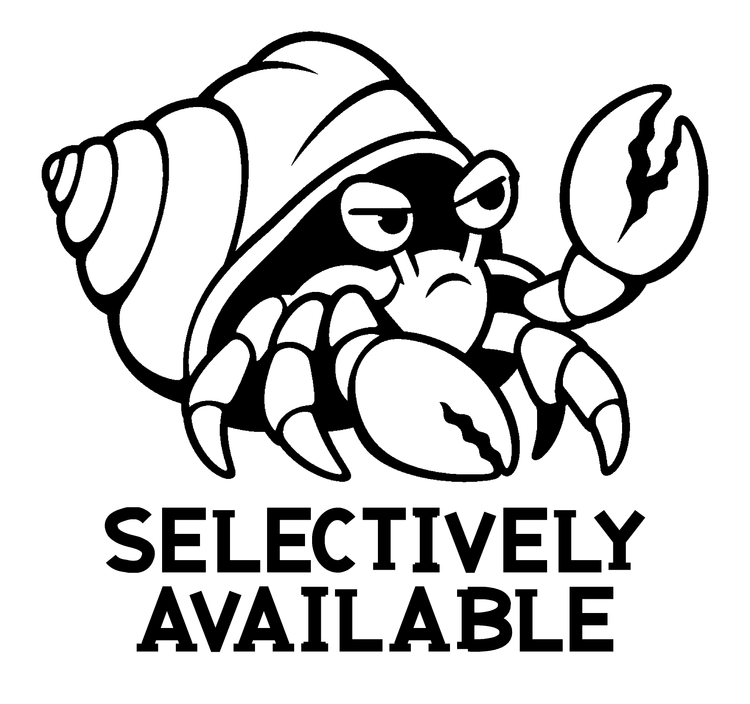 Selectively Available Vinyl Decal