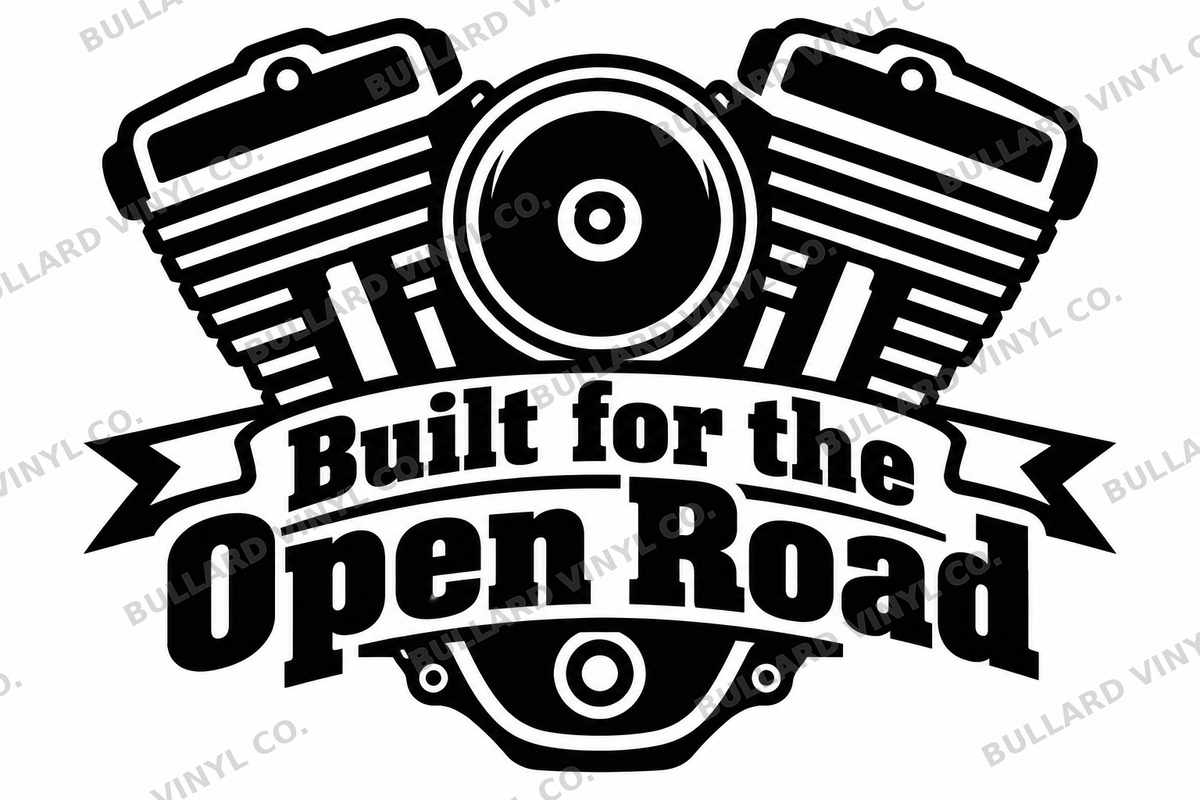 Built for the Open Road; Bullard Vinyl Co. watermarked product preview.