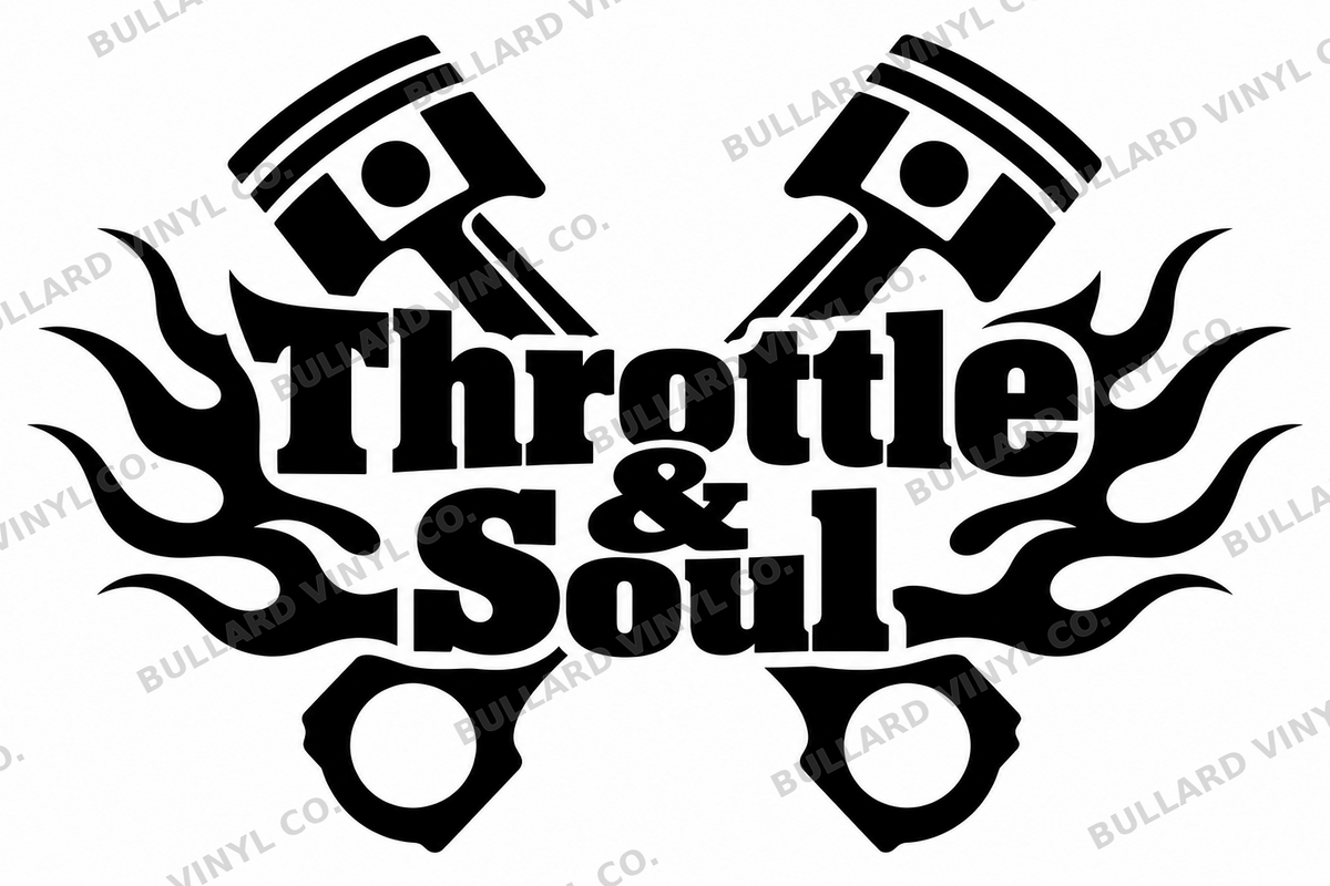 Throttle & Soul; Bullard Vinyl Co. watermarked product preview.
