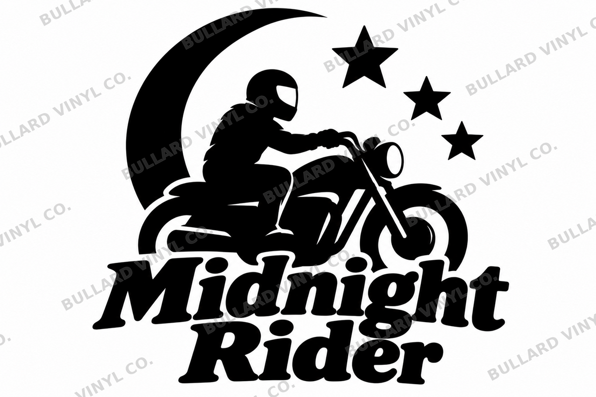 Midnight Rider; Bullard Vinyl Co. watermarked product preview.