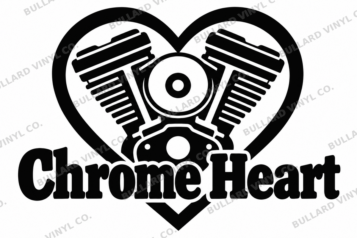 Chrome Heart; Bullard Vinyl Co. watermarked product preview.