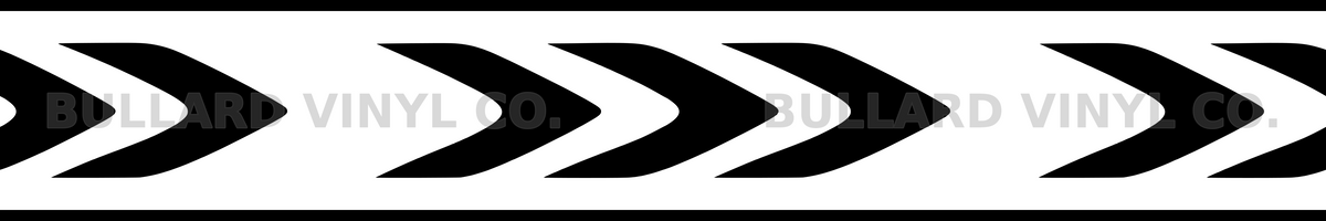 Arrowhead Rhythm: 12-inch strip with half patterns at both ends; Bullard Vinyl Co. watermarked product preview.