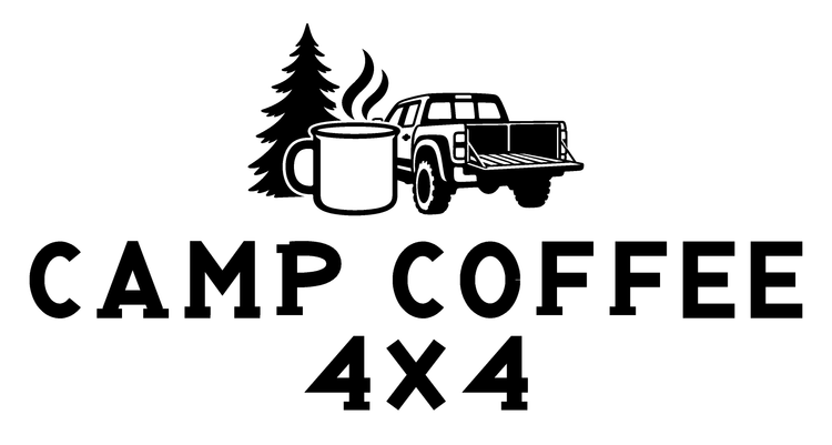 Camp Coffee 4x4 Vinyl Decal