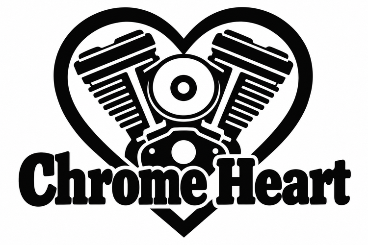 Chrome Heart Vinyl Decal