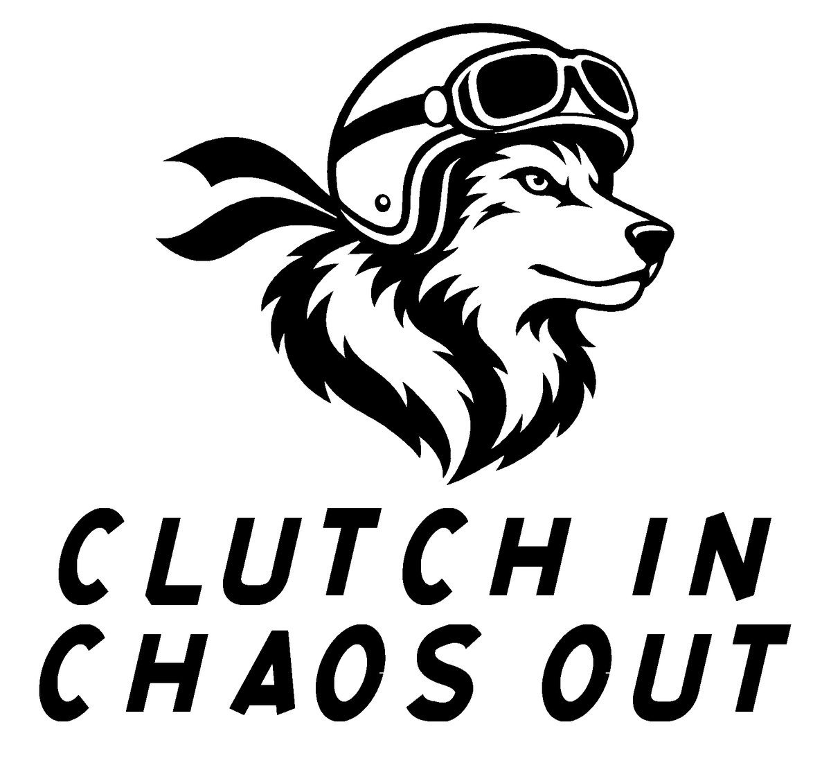Clutch in Chaos Out original artwork using Bullard Torque lettering