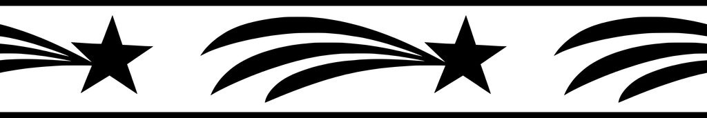 Comet Trail: 12-inch strip with half patterns at both ends
