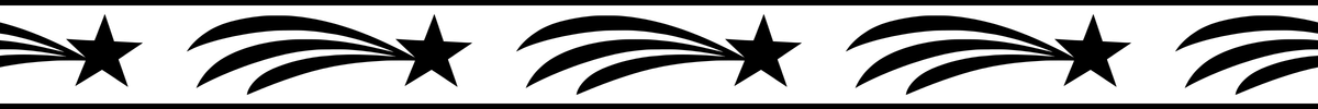 Comet Trail: 24-inch strip with half patterns at both ends