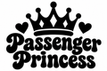 Passenger Princess vinyl decal artwork