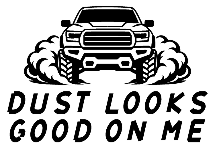 Dust Looks Good on Me Vinyl Decal
