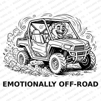 Emotionally Off-Road UTV — Wild Driver Vinyl Decal | Bullard Vinyl Co.