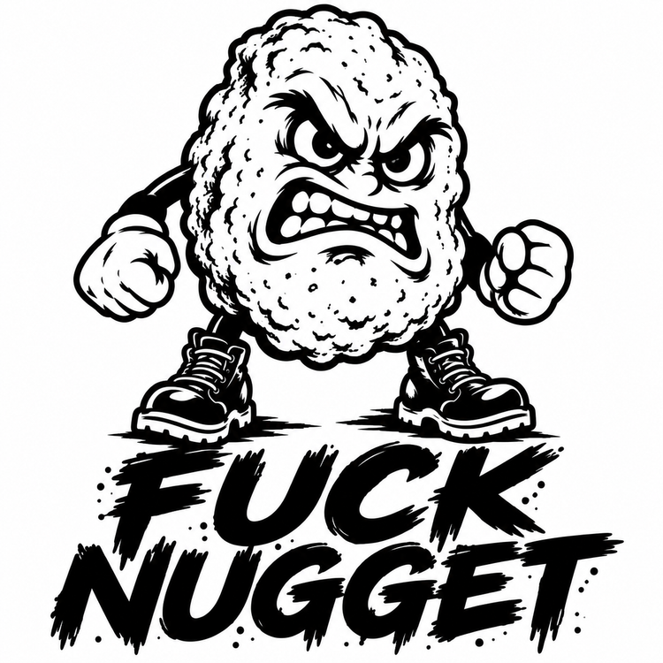 FUCK NUGGET Funny Vinyl Decal