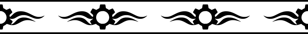 Gearwave: 18-inch strip with half patterns at both ends