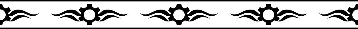 Gearwave: 24-inch strip with half patterns at both ends