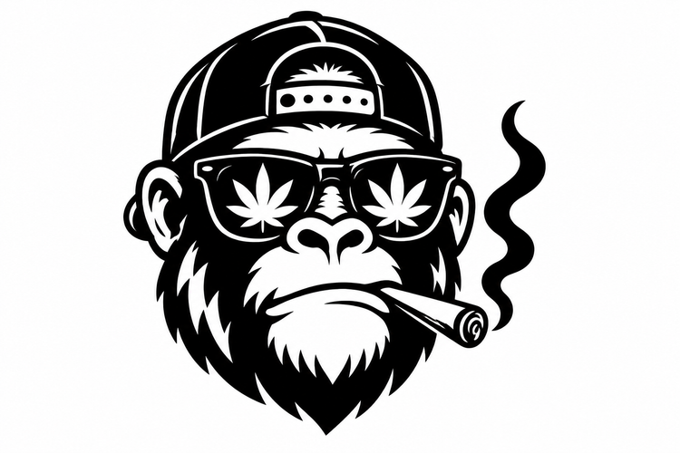 Gorilla 420 Vinyl Decal