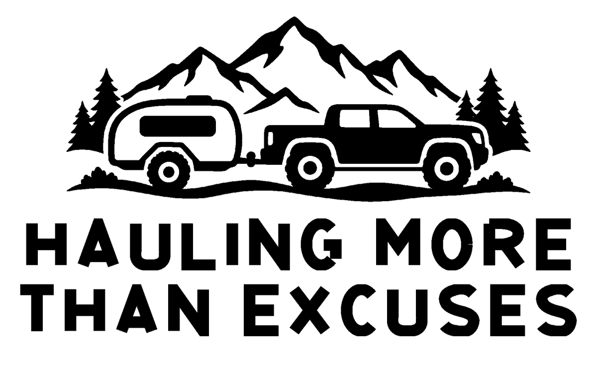 Hauling More Than Excuses original artwork using Bullard Iron lettering