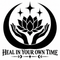 Heal in Your Own Time vinyl decal artwork