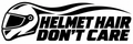 Helmet Hair Don't Care vinyl decal artwork