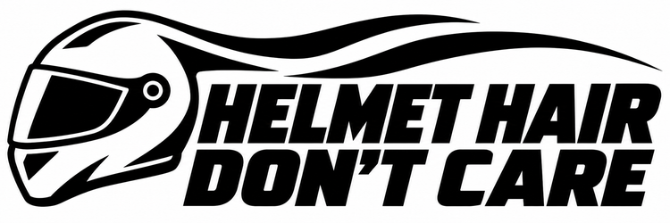 Helmet Hair Don't Care Vinyl Decal