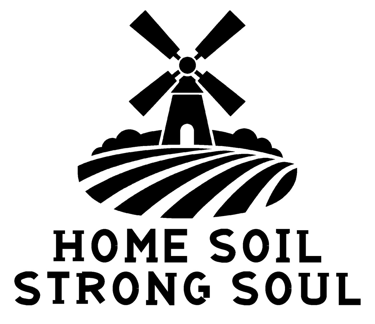 Home Soil Strong Soul original artwork using Bullard Roadhouse lettering