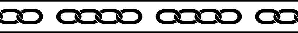 Iron Link Flow: 18-inch strip with half patterns at both ends