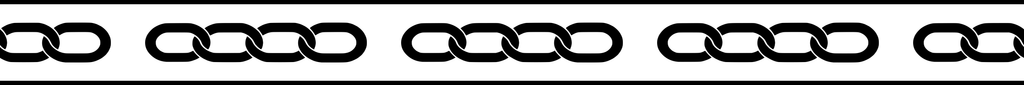 Iron Link Flow: 24-inch strip with half patterns at both ends