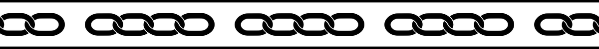 Iron Link Flow: 24-inch strip with half patterns at both ends