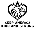 Keep America Kind and Strong original artwork using Bullard Iron lettering