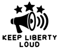 Keep Liberty Loud original artwork using Bullard Iron lettering