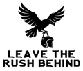 Leave the Rush Behind original artwork using Bullard Warforge lettering